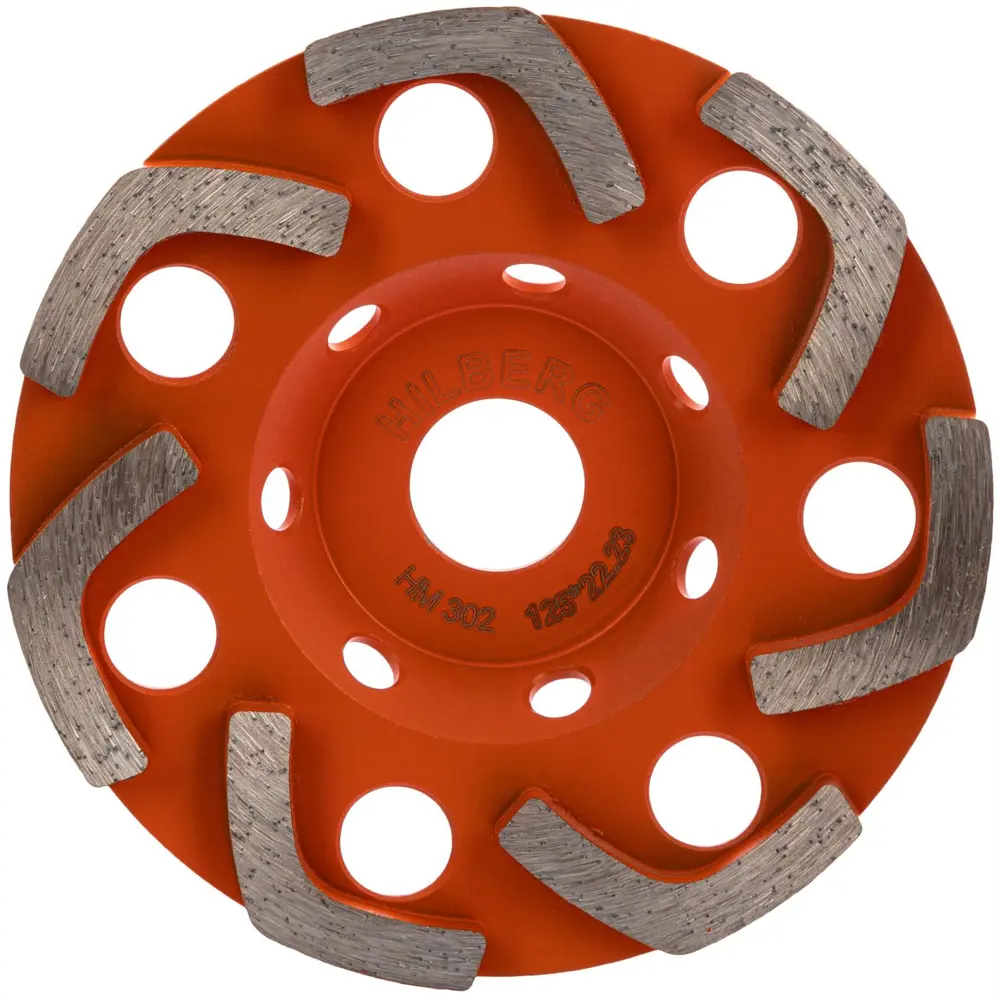 Алмазная чашка Santreyd Hilberg HM302 125 мм для шлифовки бетона 88894403 STLM-1392653