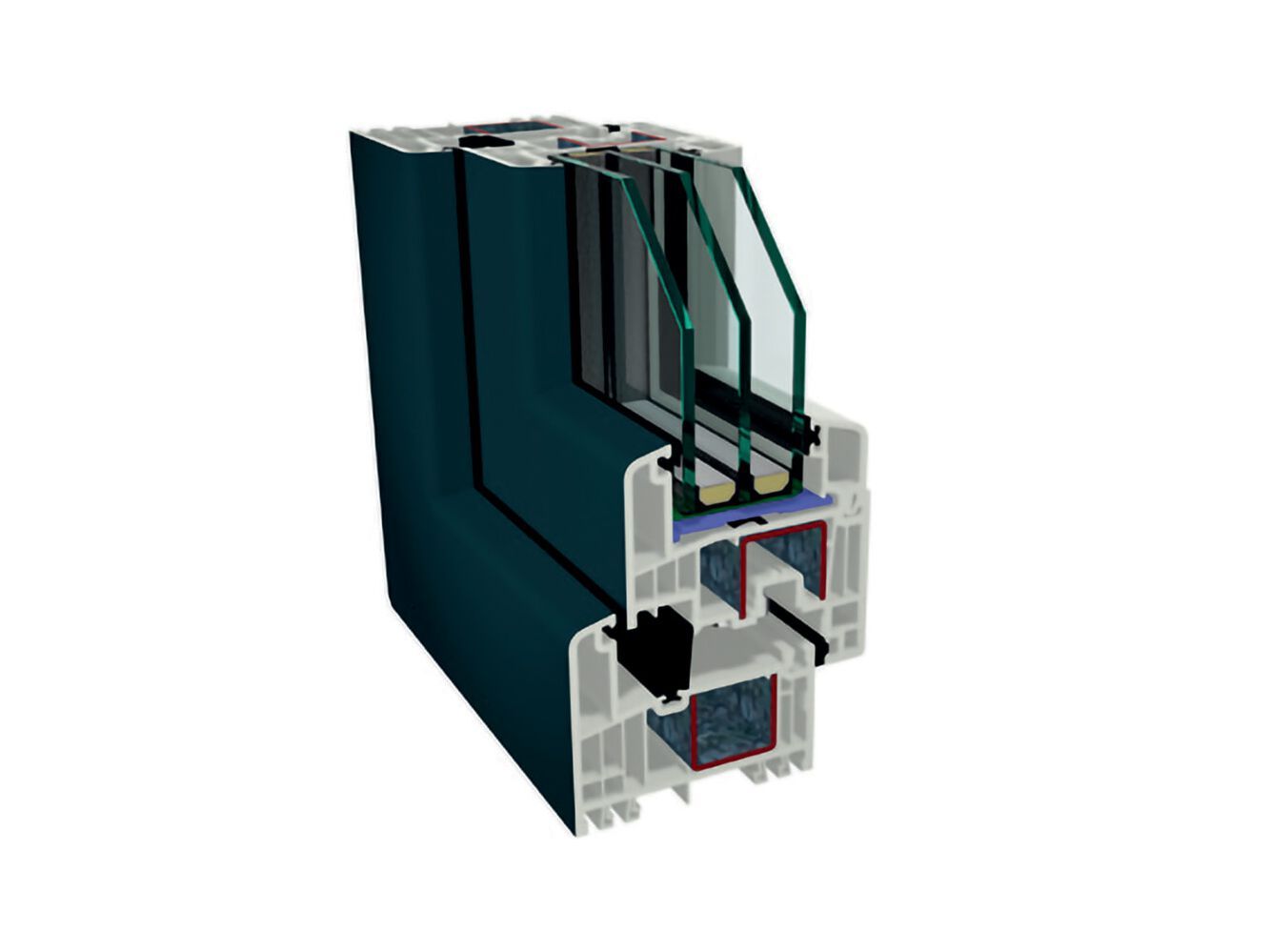 ПВХ створки окна Caiframe ULTRA ARCH-00015238