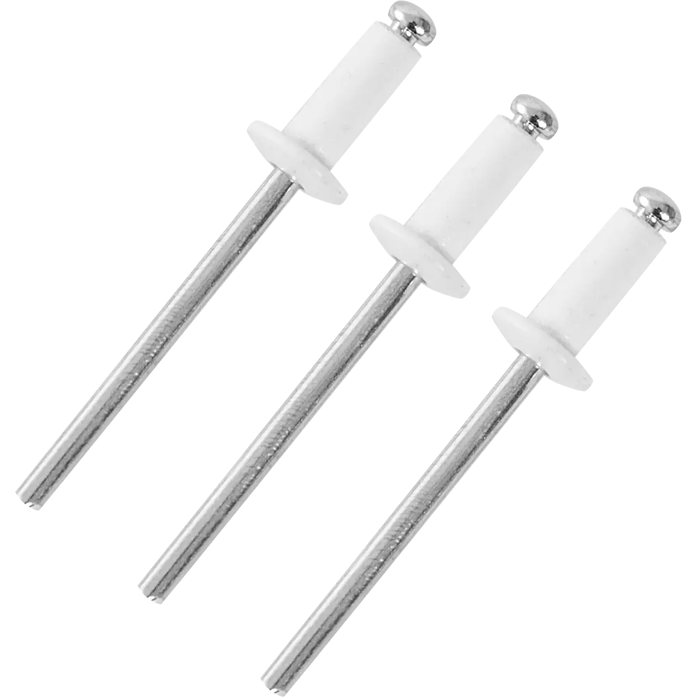 Заклепка RAL9003 белая 4x10 мм, 50 шт. 86487289 STLM-2022959 Santreyd 