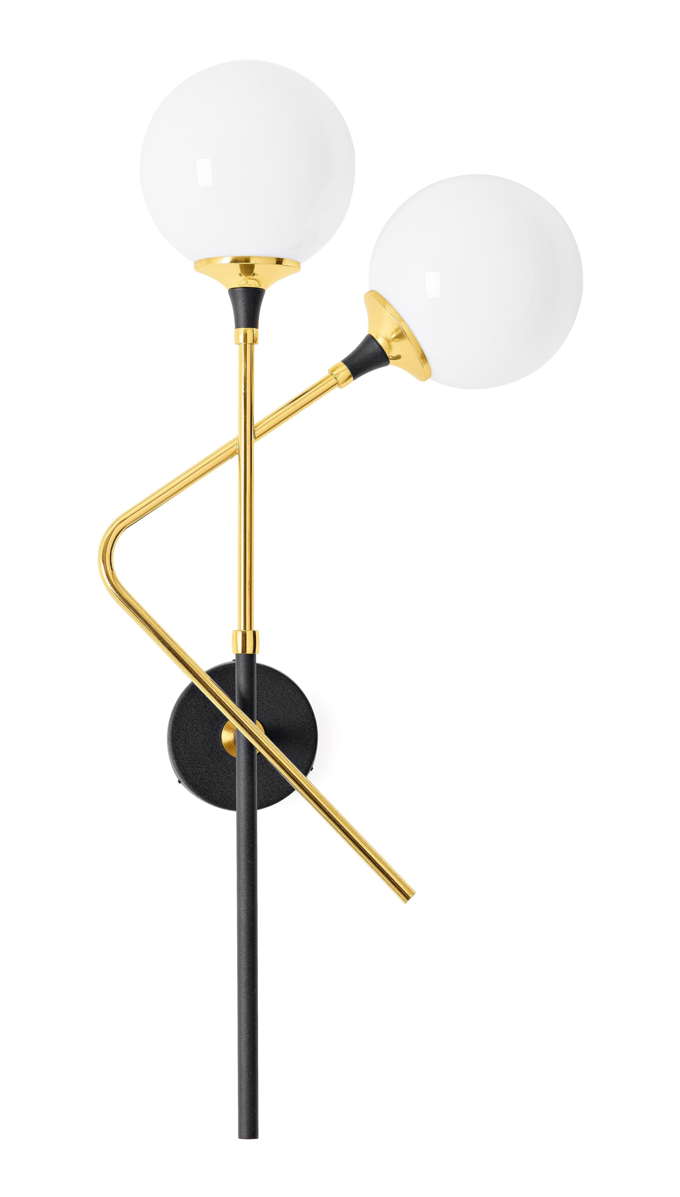 Стеклянный и металлический настенный светильник с фиксированным кронштейном Stilnovo Галактика ARCH-00000773 - Вид №2