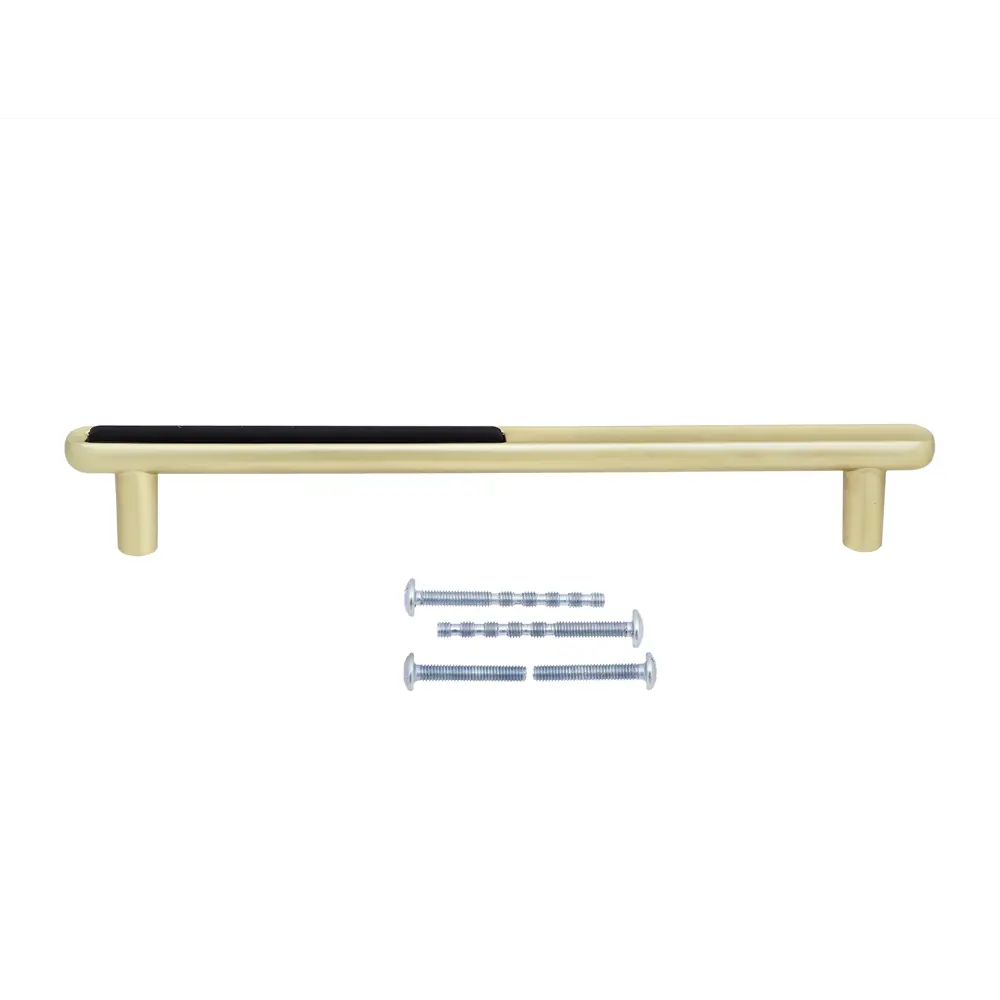 86899793 Ручка-скоба мебельная Roy Fox ЦАМ 160 мм цвет матовое золото STLM-1003662 PALLADIUM  - Вид №1