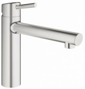 Смеситель для кухни GROHE Concetto со средним изливом, суперсталь (31128DC1)