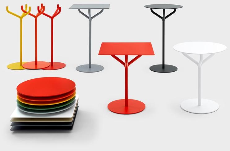 Viganò Круглый высокий стол в hpl по контракту Jack sun-id-1432366 - Вид №1