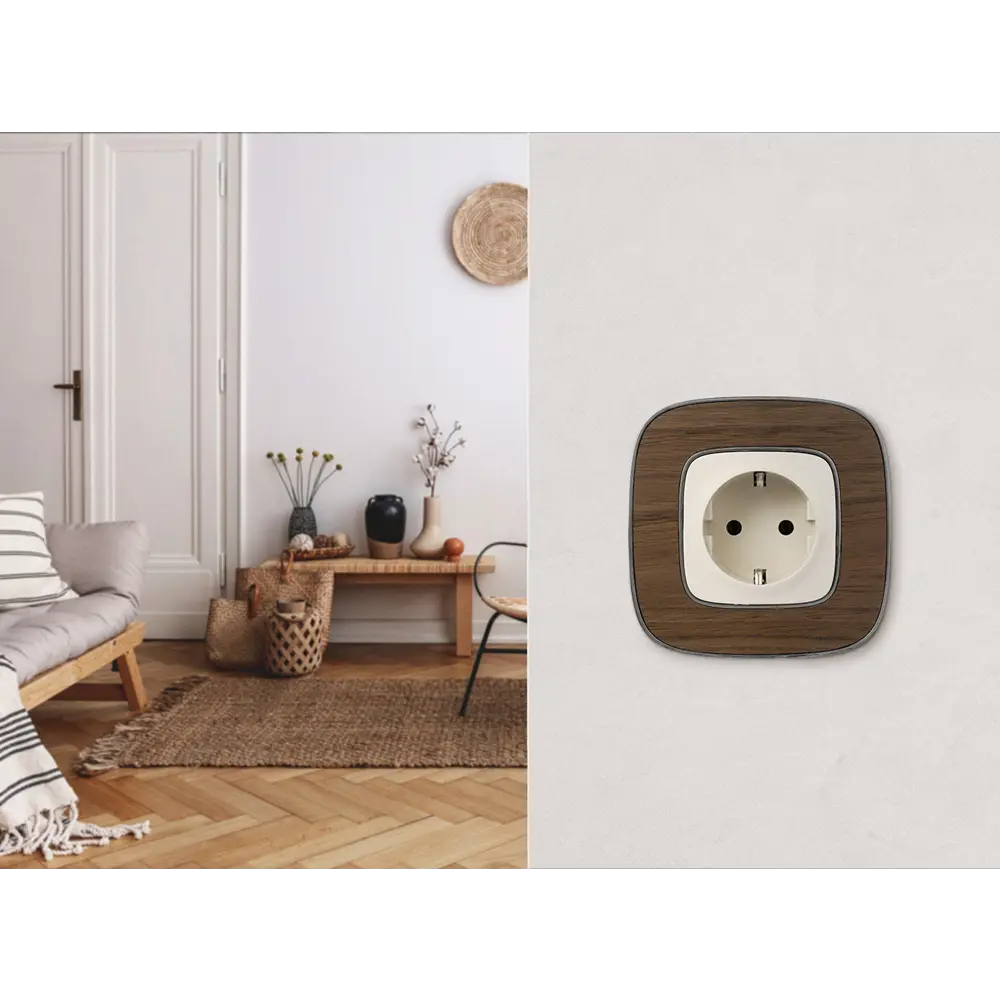 Розетка Legrand Valena Allure 2 контакта с заземлением цвет слоновая кость 82169359 STLM-2061463 - Вид №12