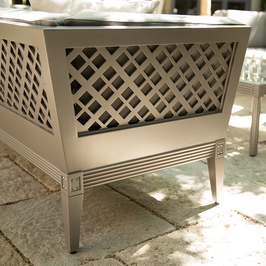 Алюминиевый диван JANUS et Cie Quadratl ARCH-00129538 - Вид №5