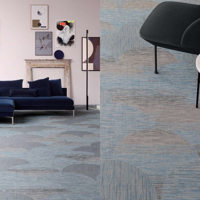 Bolon Flow  Напольное покрытие виниловый пол Tide silver  - Вид №3