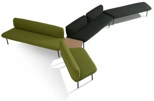 Capdell Скамья из ткани со спинкой Insula