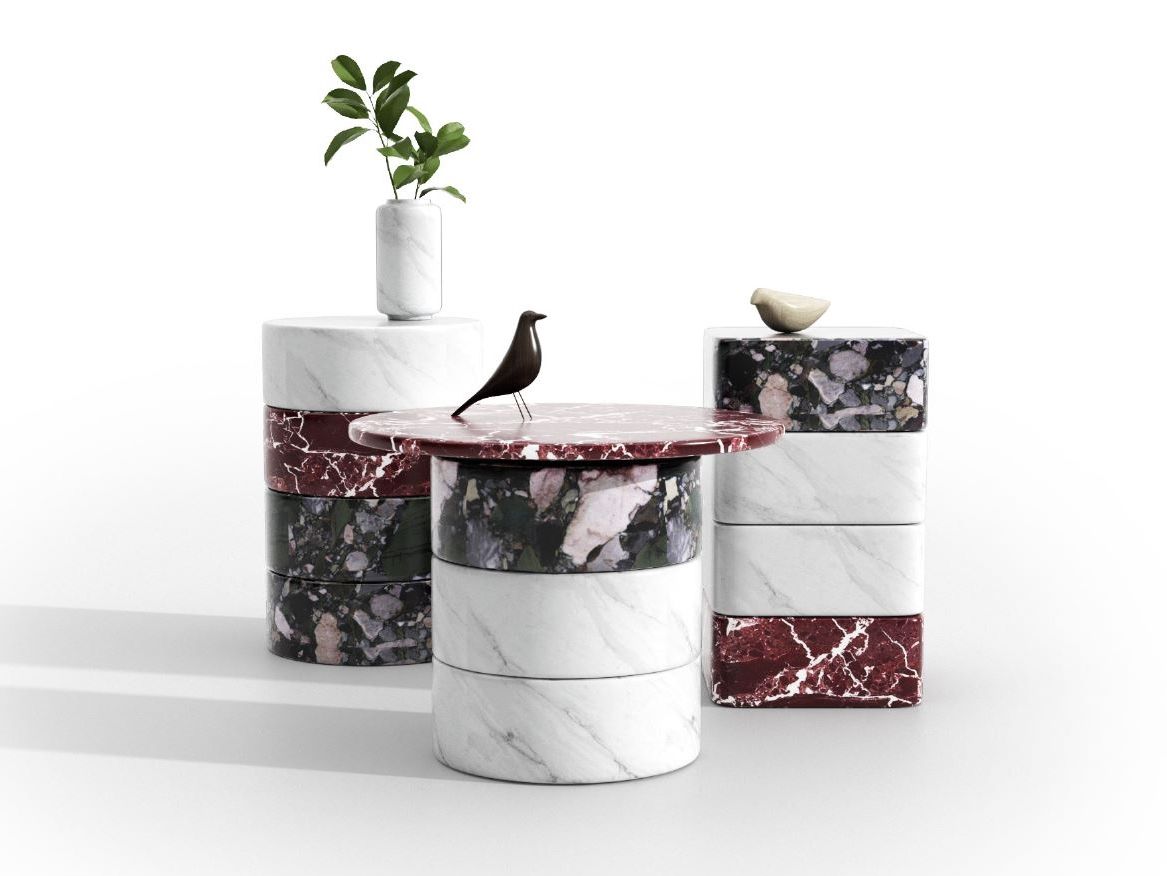 Мраморный журнальный столик Enne LUNA ARCH-00039682 - Вид №6