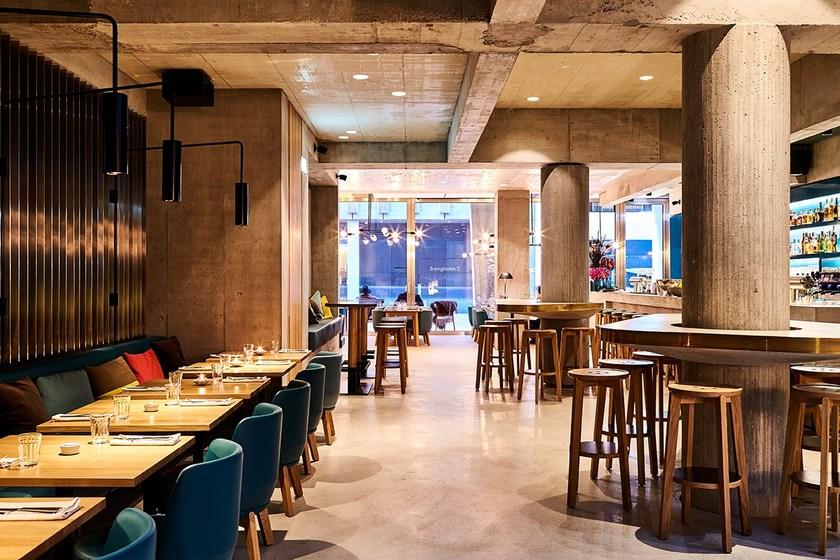 Very Wood Высокий табурет из дуба с подставкой для ног Rond sun-id-1356537 - Вид №4