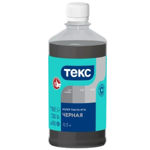 Колер паста Текс Универсал 0.5 л цвет черный 89344648 STLM-2168958