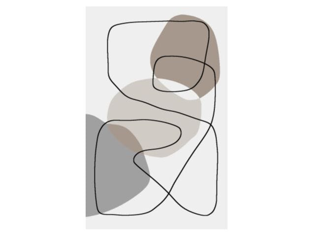 Прямоугольный ковер с рисунком Ademi Essential ARCH-00106362