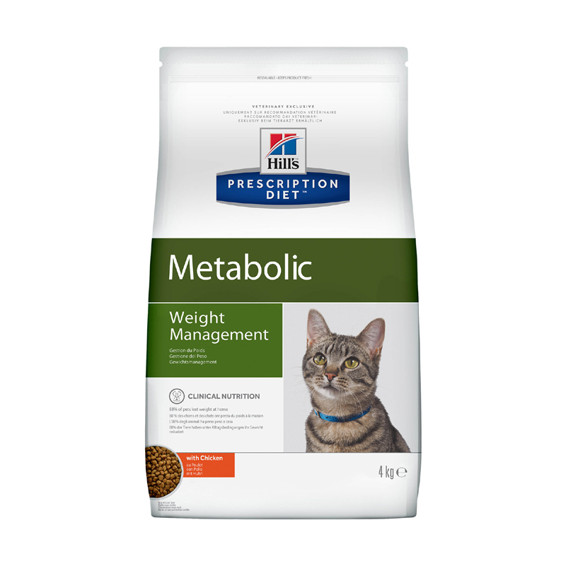 ПР0034180 Корм для кошек Hill"s Prescription Diet Feline Metabolic для коррекции веса, курица Hill's 