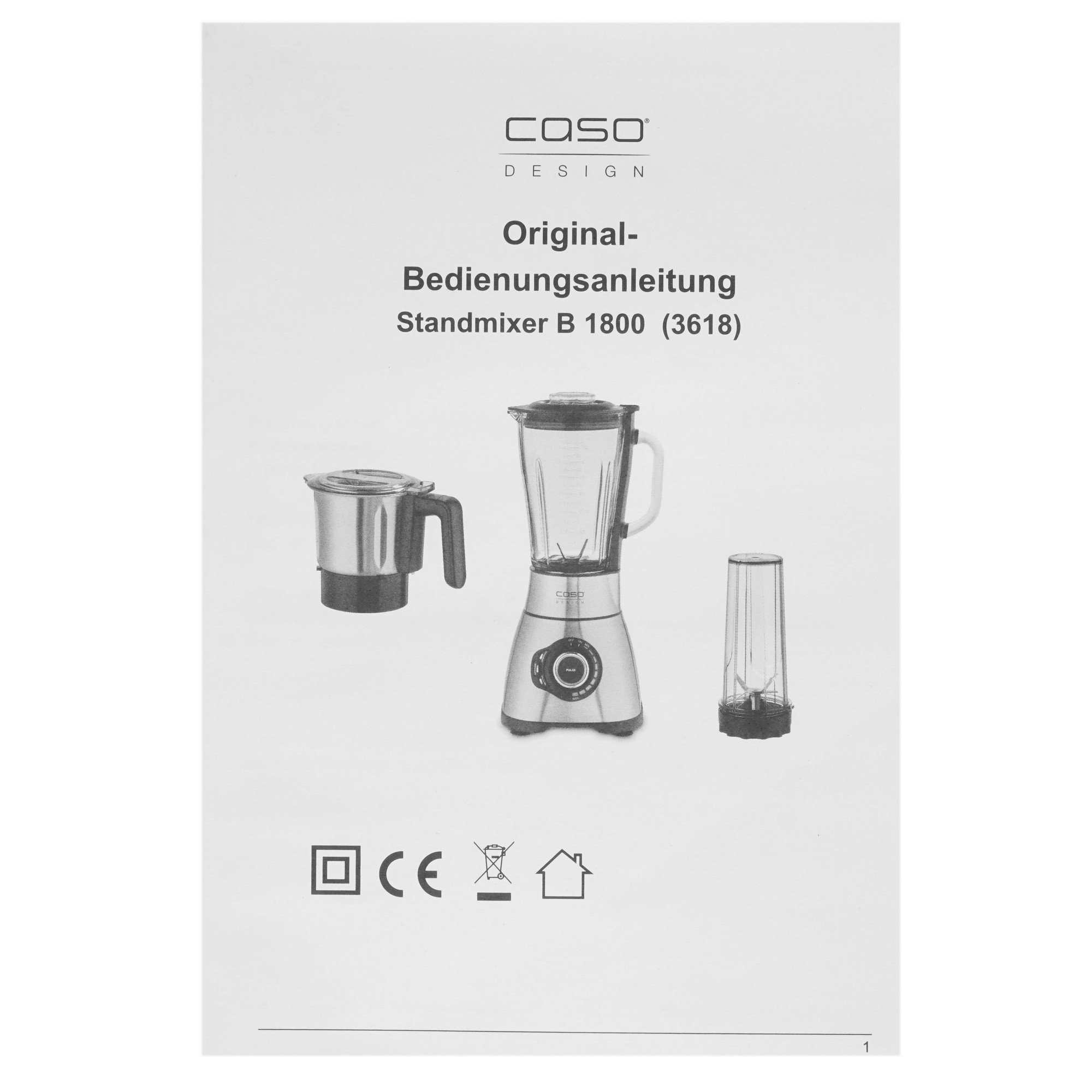 8195792 Блендер стационарный CASO B 1800 серебристый STDN-0147332 - Вид №11