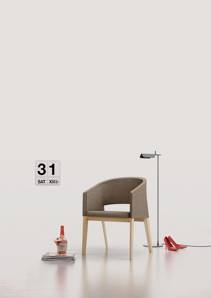 Leyform Стул / кресло из ткани Reef 1996 - Вид №5