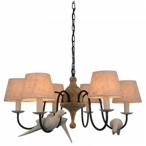 Подвесная люстра Favourite Birds 1594-6P FAVOURITE ДИЗАЙНЕРСКИЕ, BIRDS 057057 Бежевый