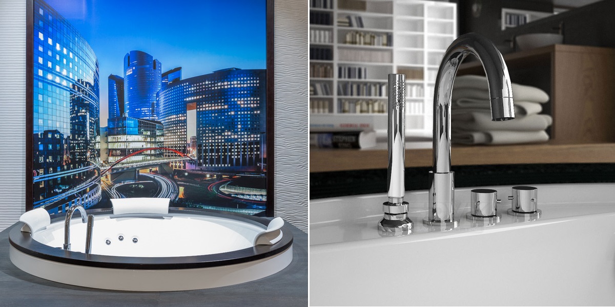 Ванна встроенная с гидромассажем "TOP AQS" Nova 9Q43-543 Jacuzzi 9Q43543 - Вид №1