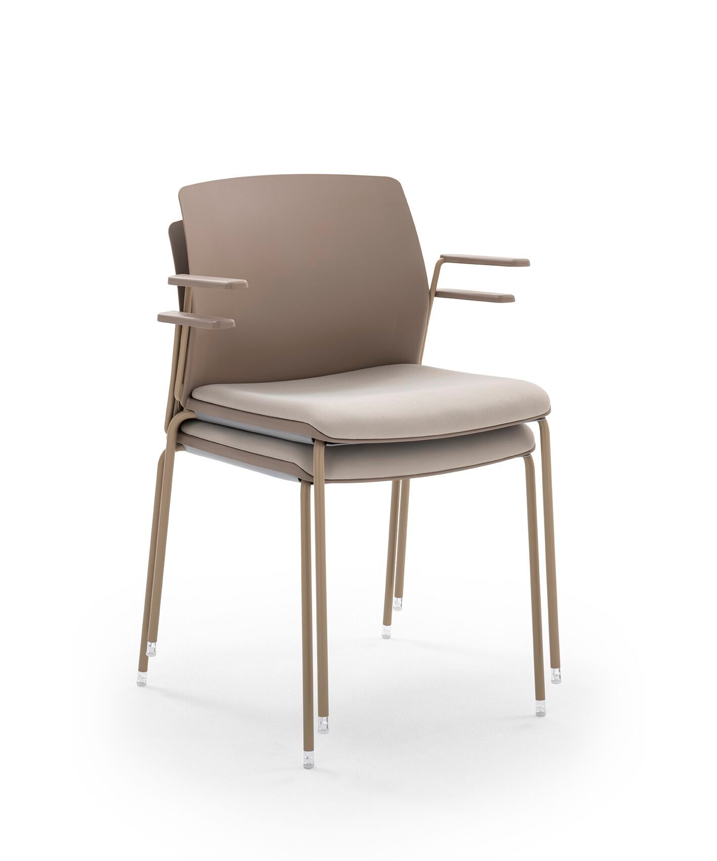 Пластиковый штабелируемый стул с мягким сиденьем Diemmebi Весы ARCH-00027009 - Вид №1