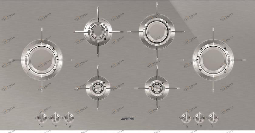 Smeg Газовая плита из нержавеющей стали Dolce stil novo Pxl6106 