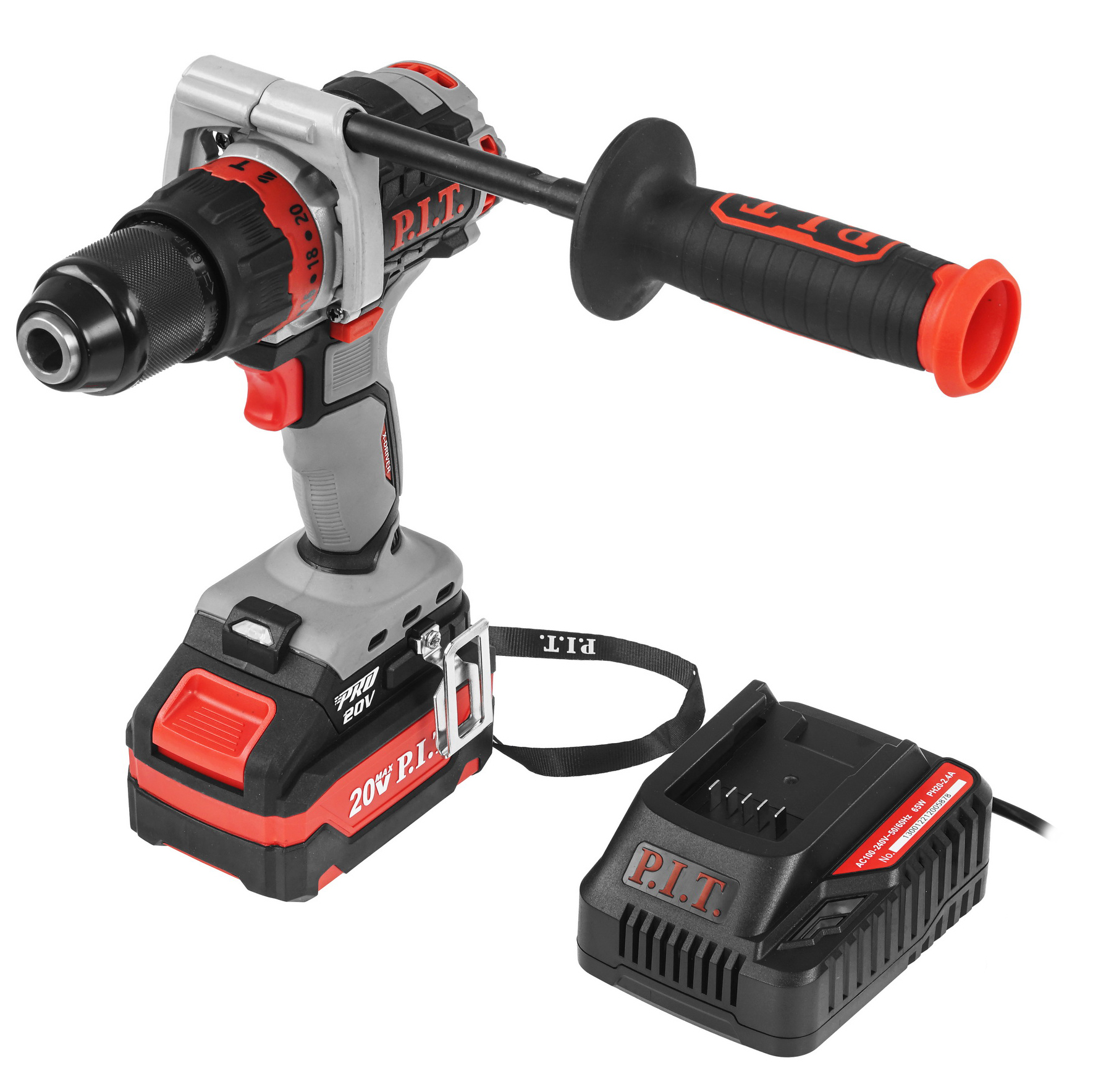 Дрель-шуруповерт PIT PSB20H-13C/1 X-DRIVER OnePower 20V 9086500 STDN-0080517 - Вид №1