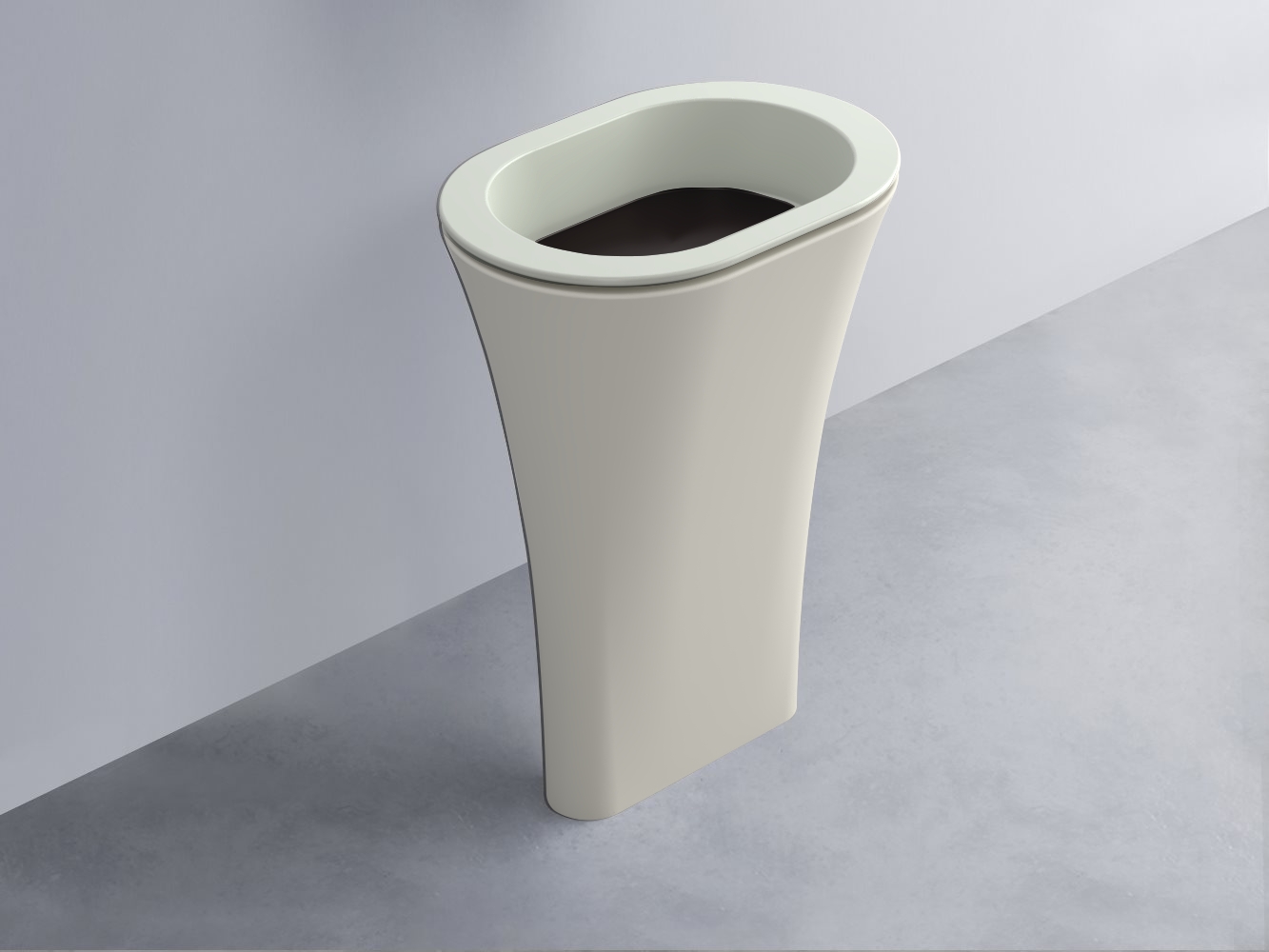 AMLA65-PM+AMPILO-LV+AMCOLO-TL Раковина Amedeo Ovale отдельностоящая cielo Enjoy + Amedeo Ceramica Cielo