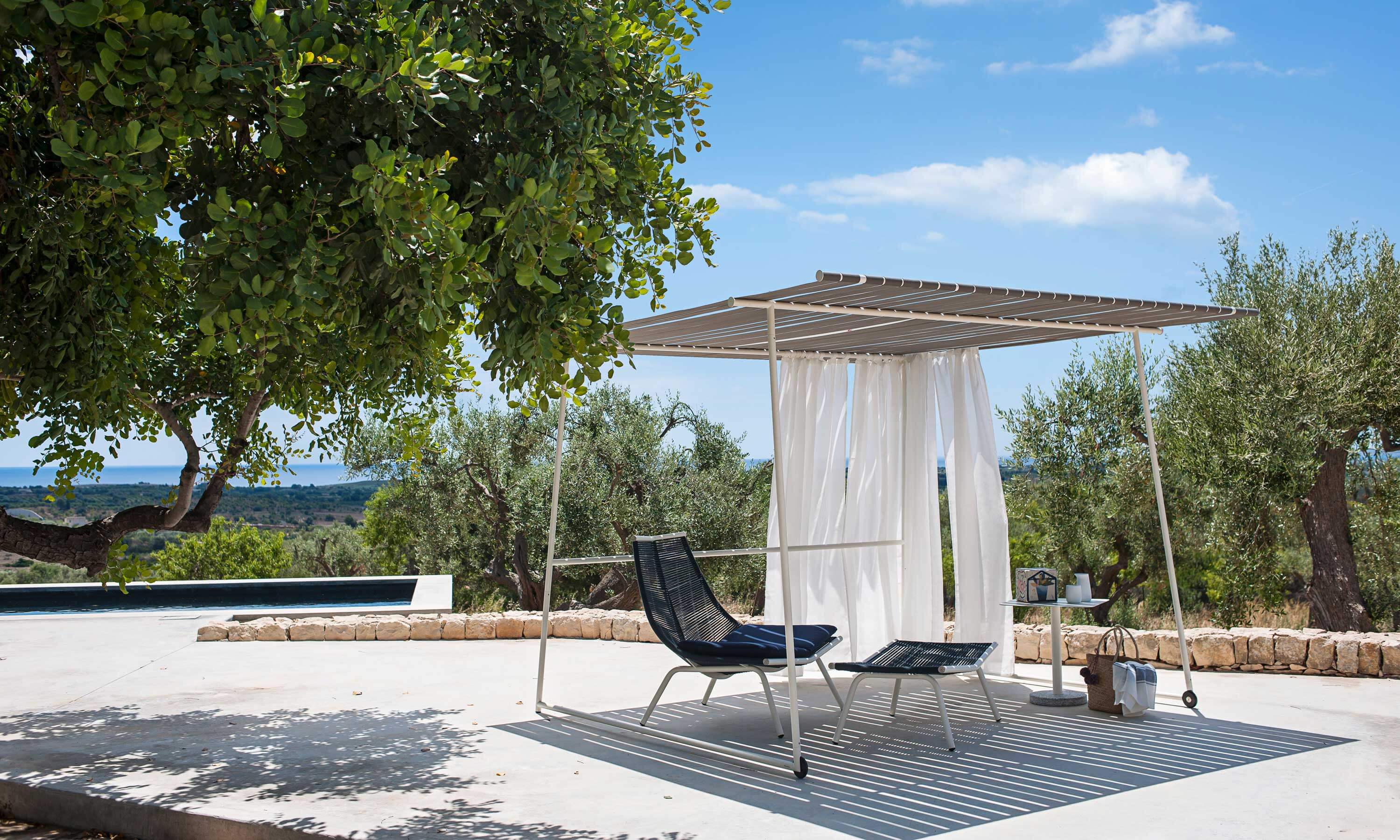 Металлическая беседка с колесами RODA Ombrina ARCH-00026848 - Вид №1