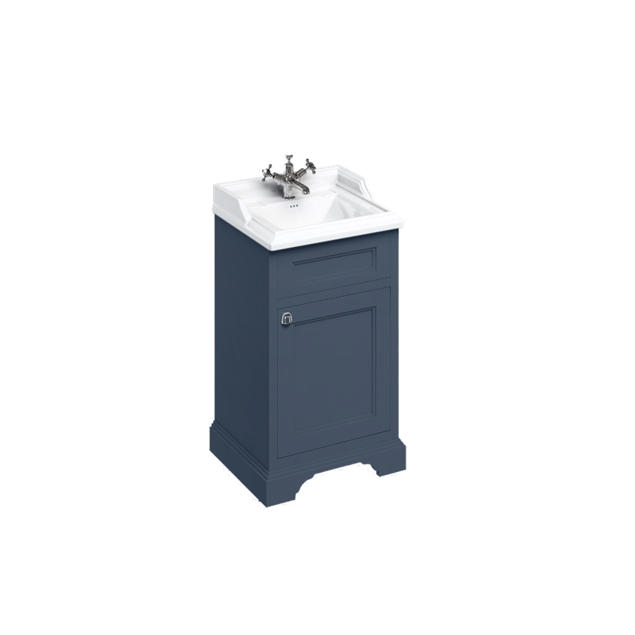 Burlington Classic Отдельностоящий умывальник 50 см с дверцей Классический серый B20 FC8G  - Вид №4