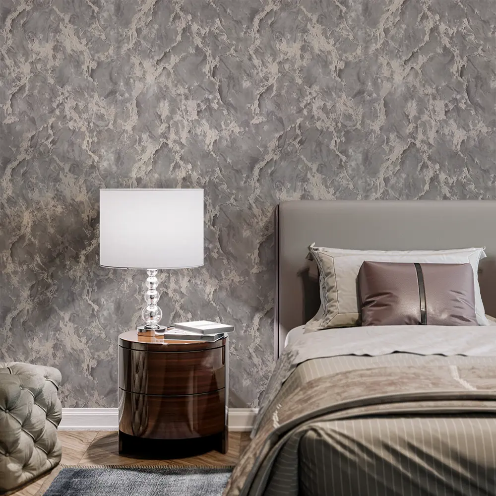 Обои флизелиновые Palitra Planet Kama серые 1.06 м PP72179-44 STLM-2211945 - Вид №2