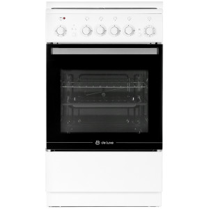 4813180 Комбинированная плита De Luxe 5040.42гэ (кр) ЧР-030 белый