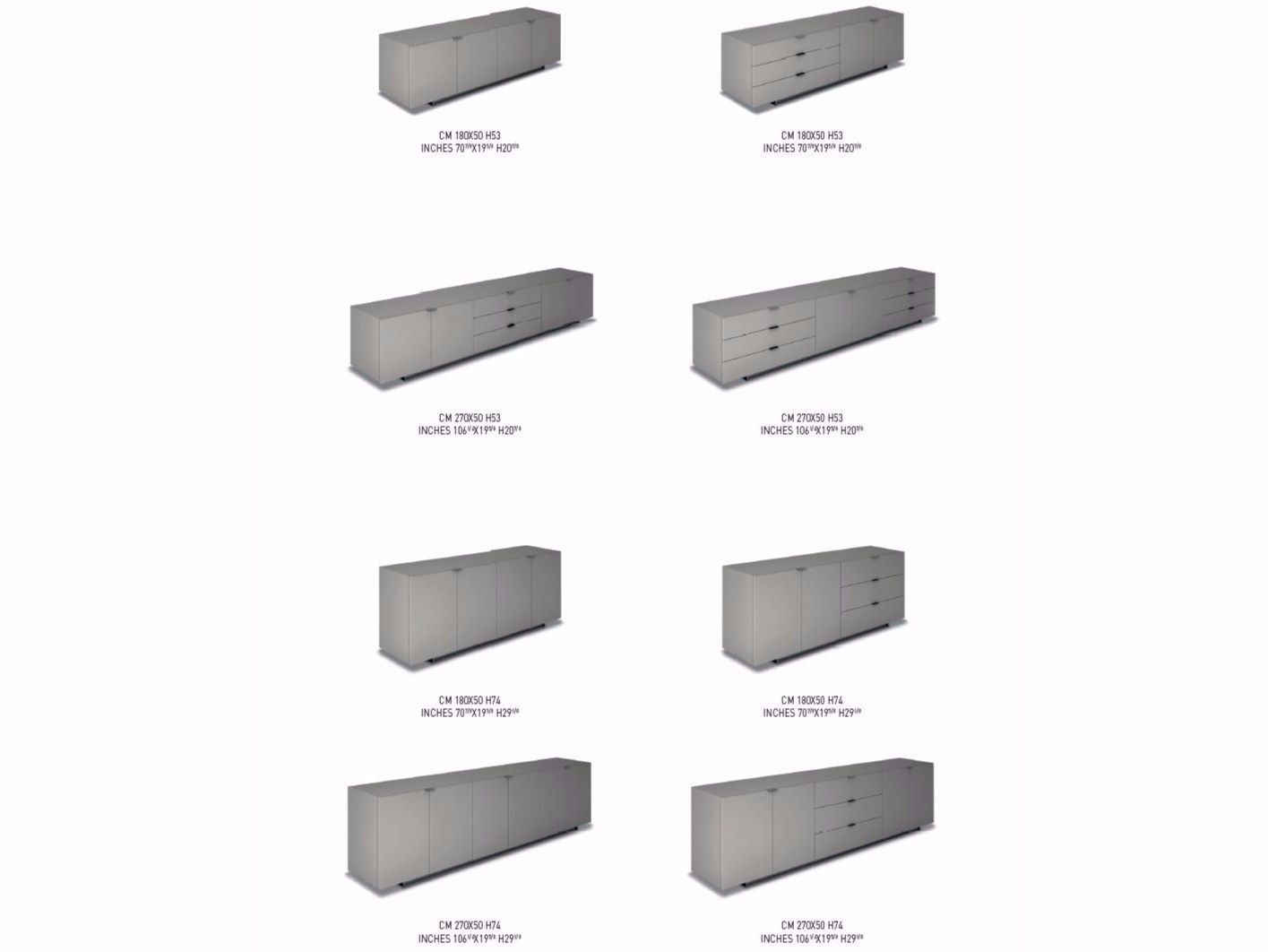 Шкаф с ящиками Minotti Harvey Line ARCH-00023947 - Вид №3