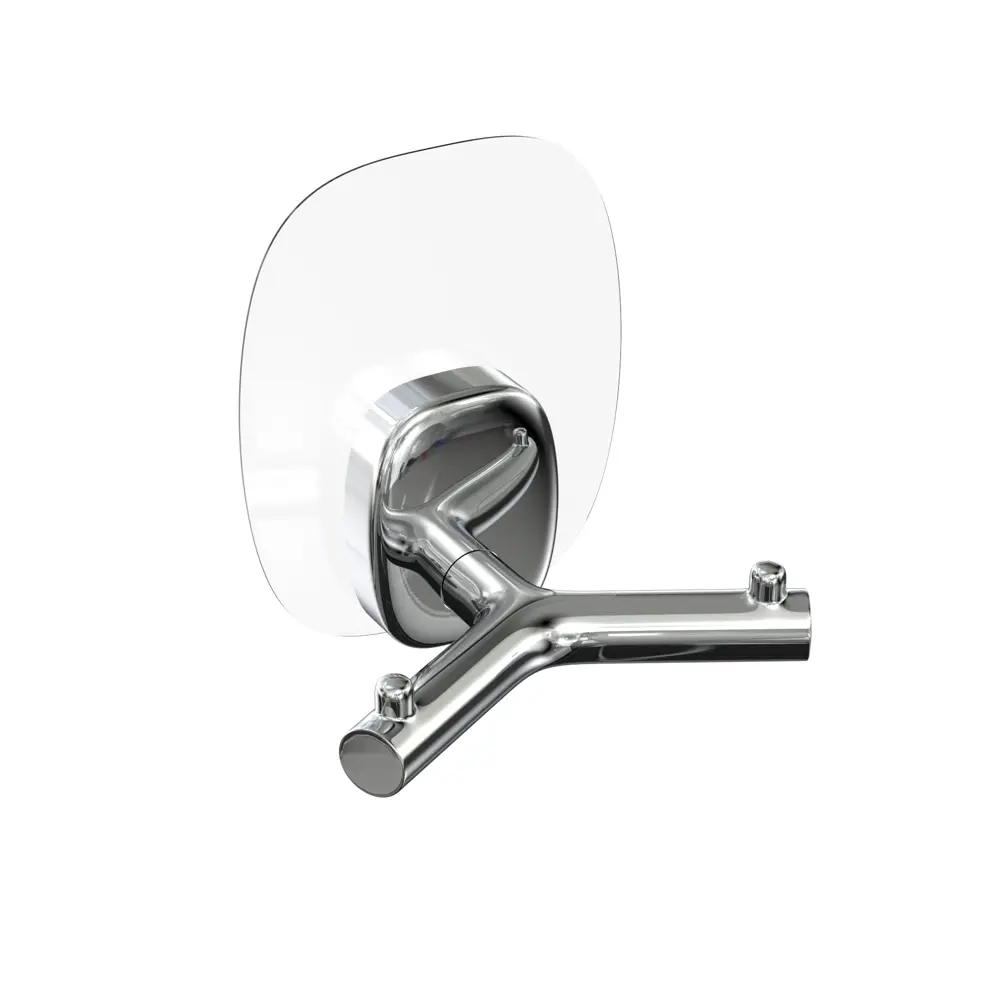 Крючок для ванной комнаты Lemer Nature 2 рожка металл цвет хром STLM-2121635