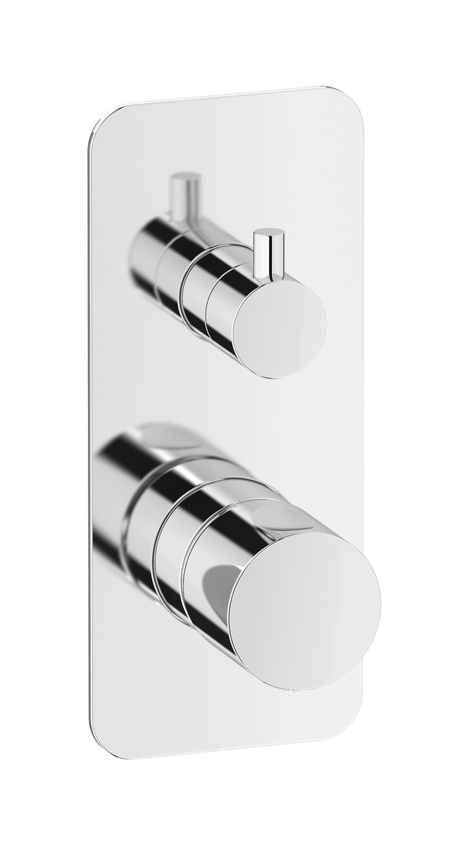 Внешние части встроенного в стену смесителя на 3 потребителя WE ARE IB oo312cc Chrome OnlyOne 