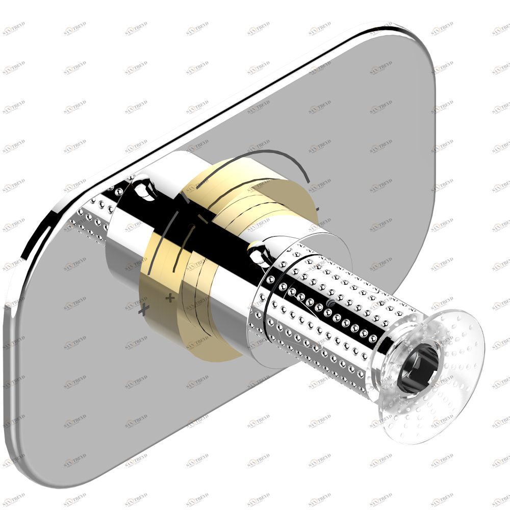 A2I-5100B Ручка регулировки для термостата THG, арт.5100A 1/2" и 5200A 3/4" Thg-paris Perle Хром/золото A2I 5100B CAT.A