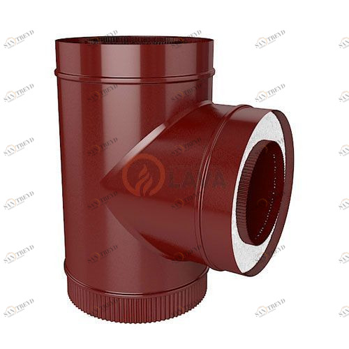 Сэндвич-тройник LAVA 150/220 мм. 90" вишневый (3005) 4372