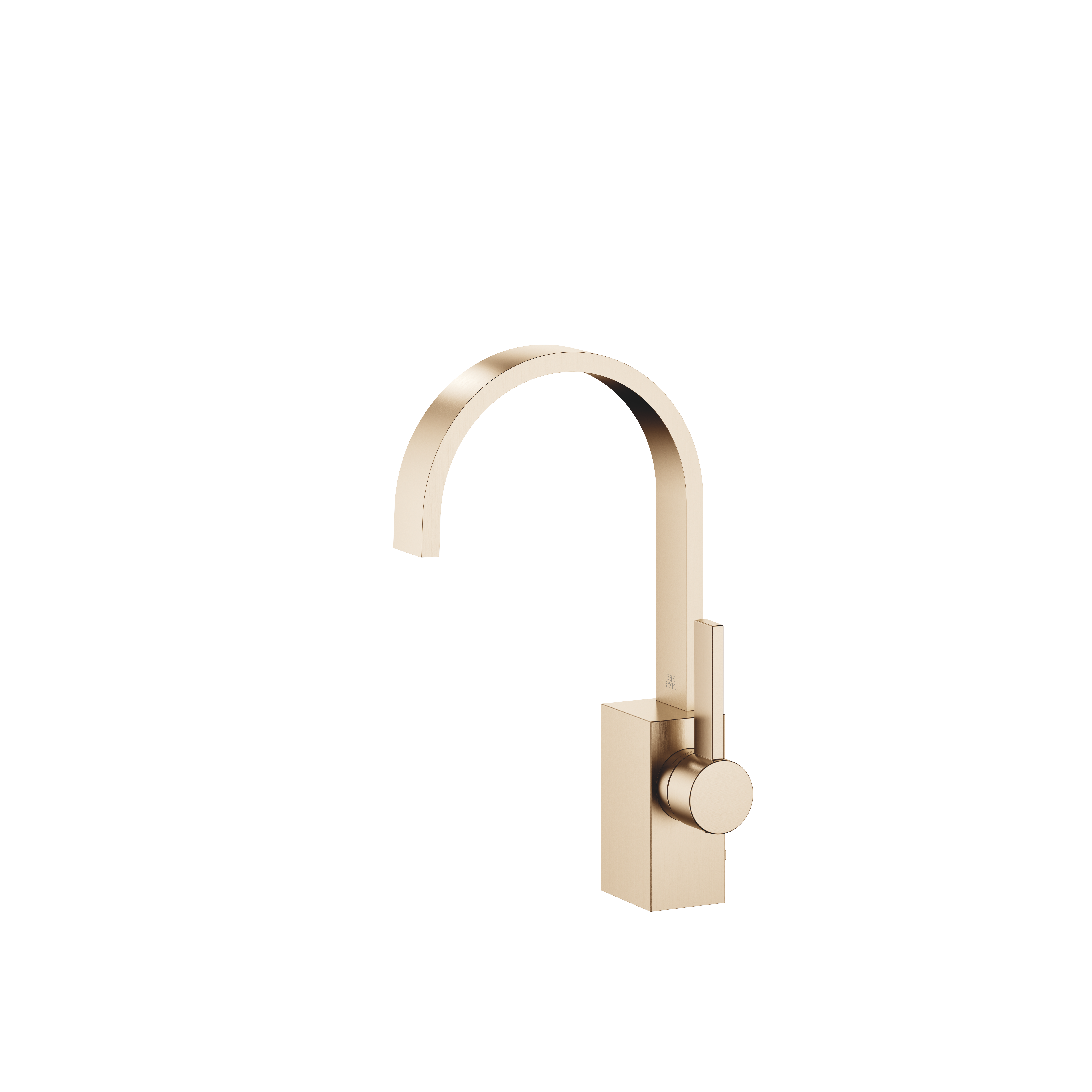 MEM Смеситель для раковины, однорычажный, с донным клапаном - Brushed Champagne (22-каратное золото) 33500782-46 DornBracht