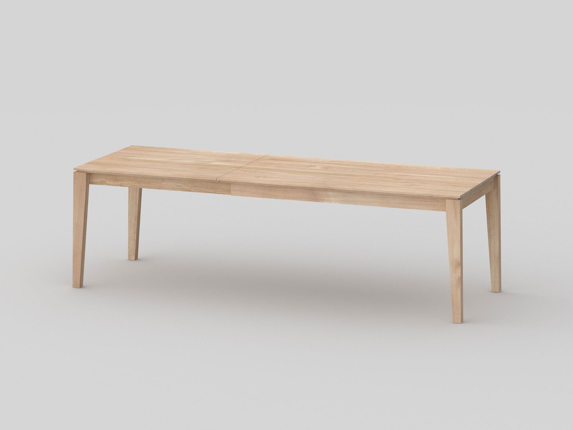 Выдвижной прямоугольный обеденный стол из массива дерева Vitamin Design CONVERTO BUTTERFLY ARCH-00086058 - Вид №1