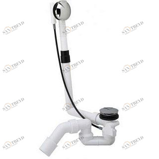 Слив-перелив McALPINE L=330 х 700 х 34 мм, гидрозатвор 50 мм, выход 40/50 мм MRB11