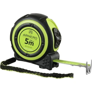 Рулетка Armero с двумя фиксаторами 5 м x 19 мм