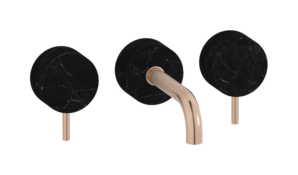 Смеситель встроенный для раковины WE ARE IB mr306sr_2 Brushed Rose Gold Marmo