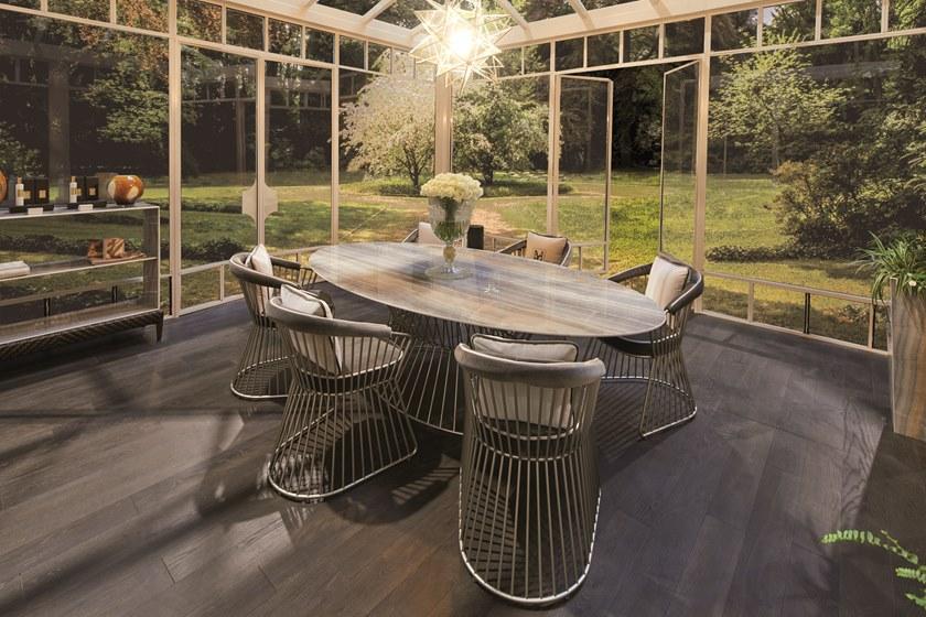 Samuele Mazza Outdoor Овальный садовый стол Yucca sun-id-1404327 - Вид №1