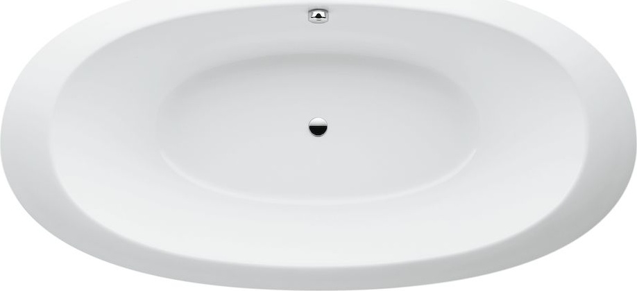 H2439700006951 Ванна, отверстие слива в центре, материал акрил LAUFEN PRO