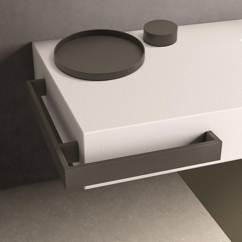 Cerasa Тумба под умывальник из меламина одинарная с вешалкой для полотенец Segno sun-id-1406751 - Вид №2