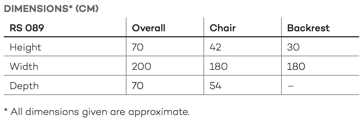 ZÜCO 3-х местный тканевый диван Rilasso Rs 089 - Вид №2