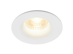 Круглый светодиодный светильник из пластика