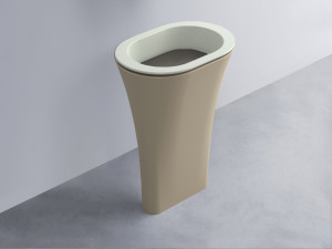 AMLA65-PM+AMPILO-FN+AMCOLO-AV Раковина Amedeo Ovale отдельностоящая cielo Enjoy + Amedeo