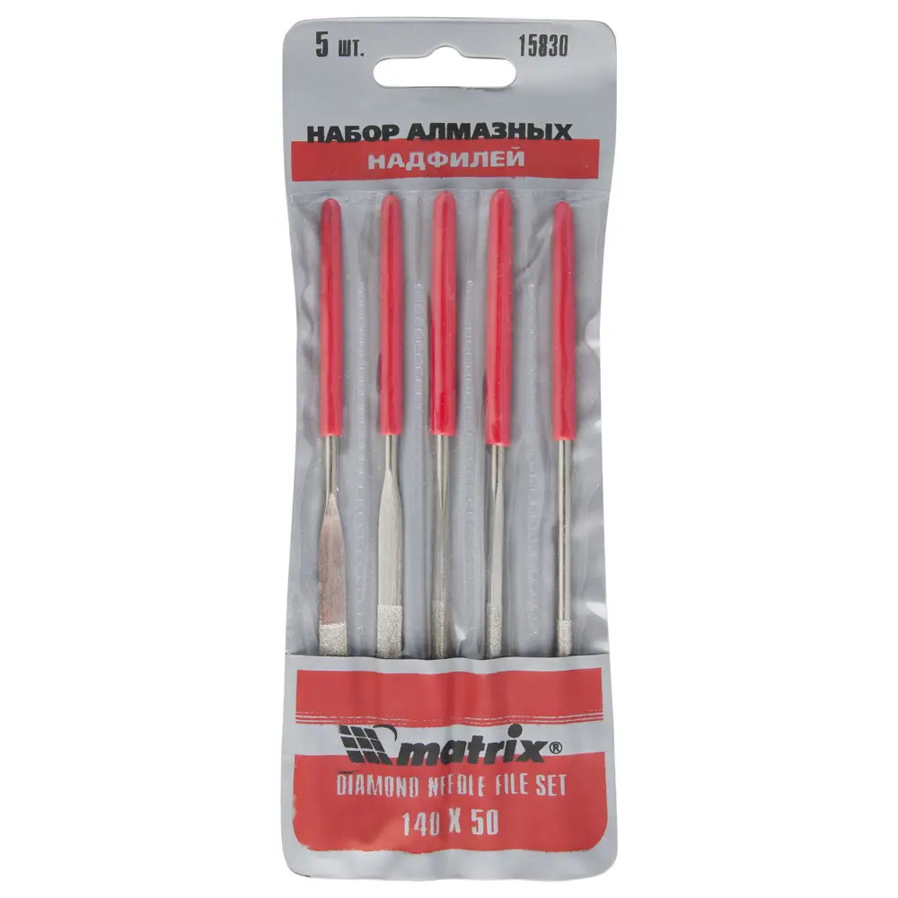 Набор алмазных надфилей Matrix для точных работ по твердым материалам 13821916 STLM-0003815 - Вид №1