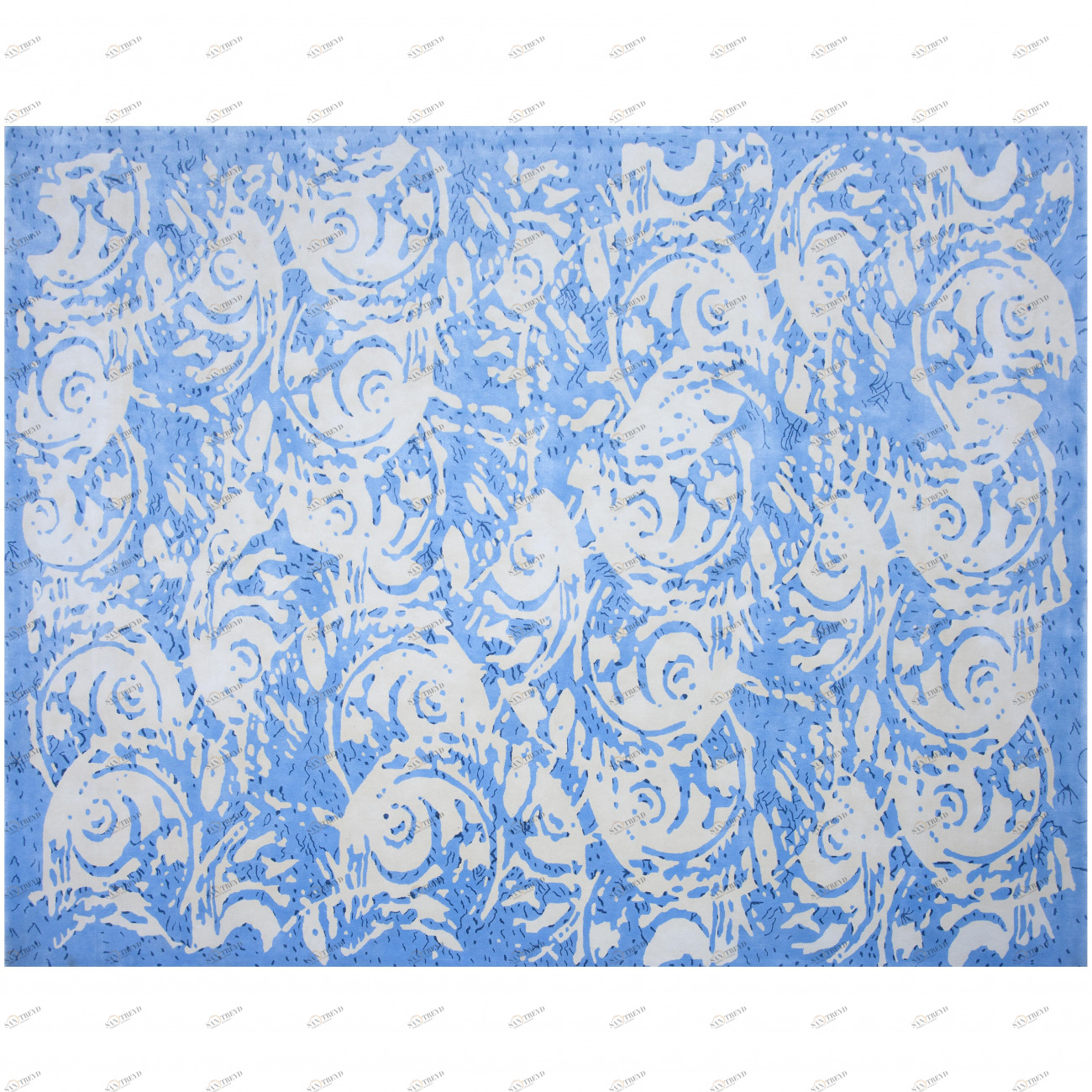 Ковер Kids of the ocean от NOW CARPETS NOW CARPETS ДИЗАЙНЕРСКИЕ 153577 Голубой 