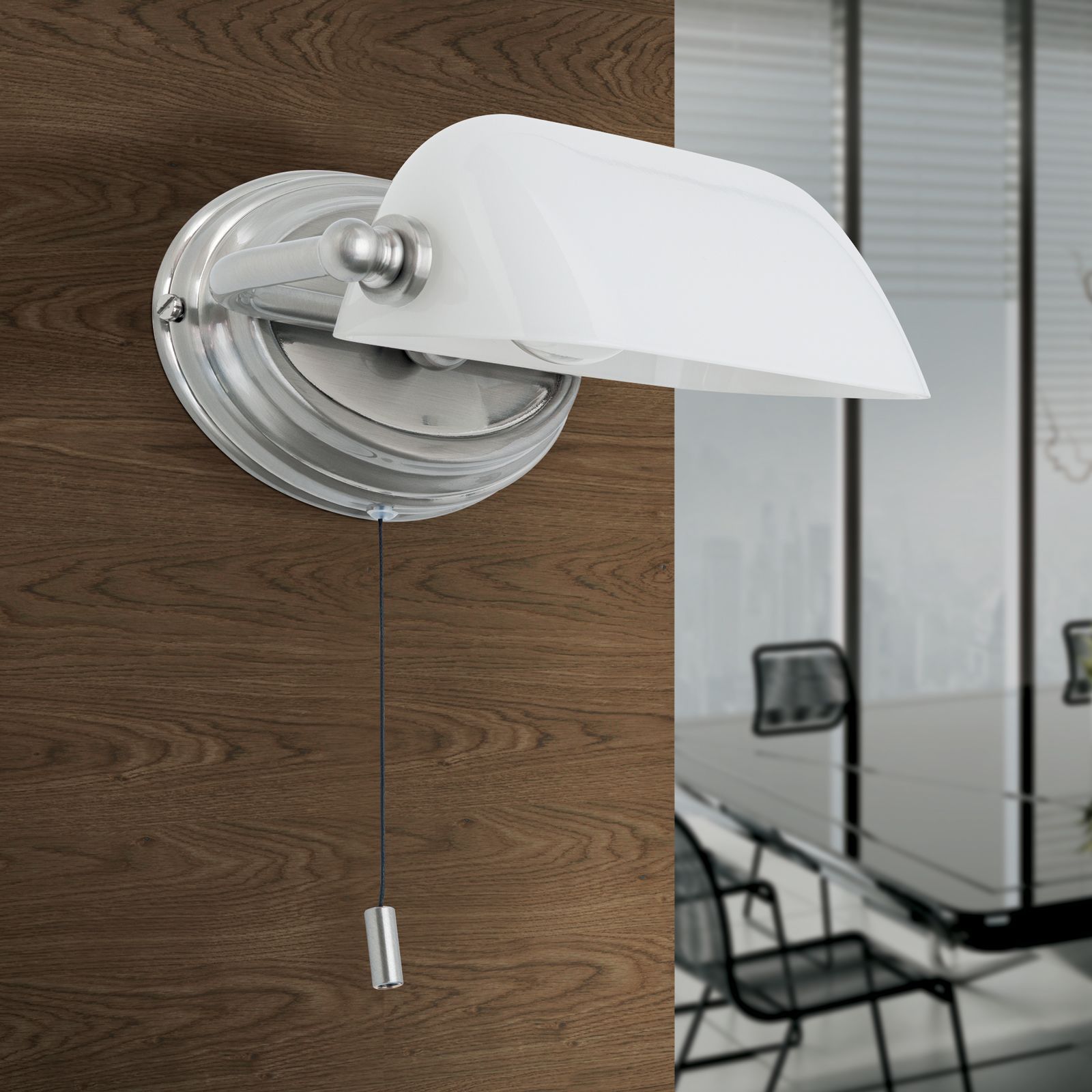 Регулируемая лампа для чтения из латуни и стекла Orion Harvard ARCH-00125513 - Вид №16