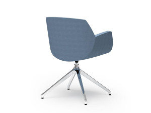 Вращающееся кресло на насесте с подлокотниками