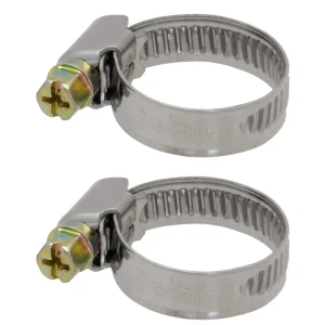 Хомут червячный MasterProf 030030, ø16-25 мм, нержавеющая сталь, 2 шт