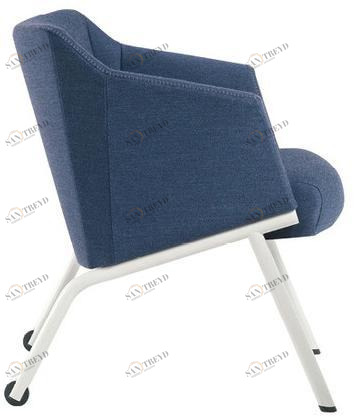Sesta Кресло тканевое с подлокотниками для залов ожидания Dama Da-118